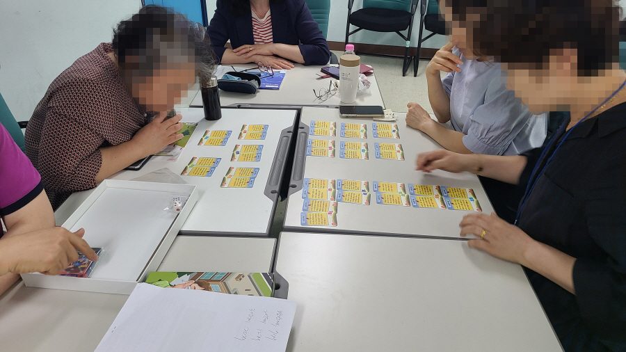 중간관리자 대상 조직 소통 개선 게이미피케이션 강의 기획 가치교육컨설팅 현장 사진