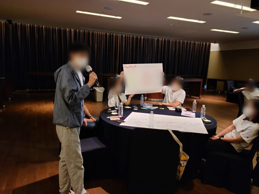 신규 입문교육에 적용하는 문제해결 역량 강화 팀빌딩 워크숍 설계 가치교육컨설팅 현장 사진