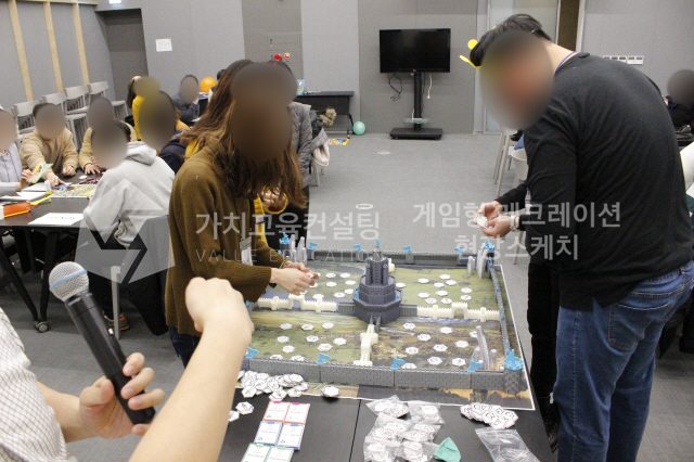 신규 입문교육에 적용하는 문제해결 역량 강화 팀빌딩 워크숍 설계 가치교육컨설팅 현장 사진