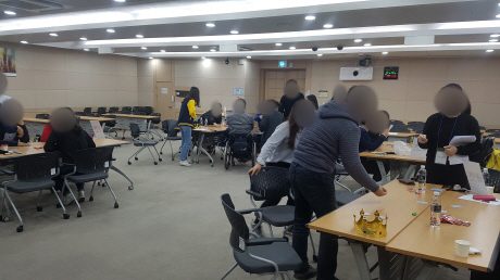 신규 입문교육에 적용하는 리더십 개발 팀빌딩 워크숍 설계 가치교육컨설팅 현장 사진