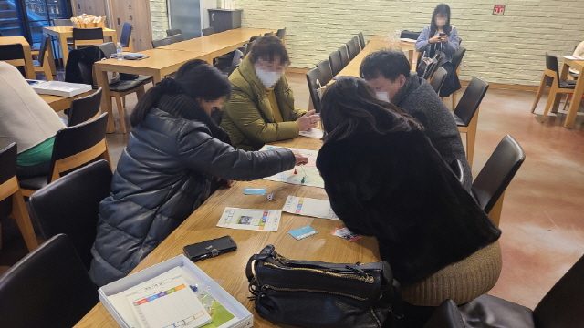 신규 입문교육에 적용하는 리더십 개발 팀빌딩 워크숍 설계 가치교육컨설팅 현장 사진
