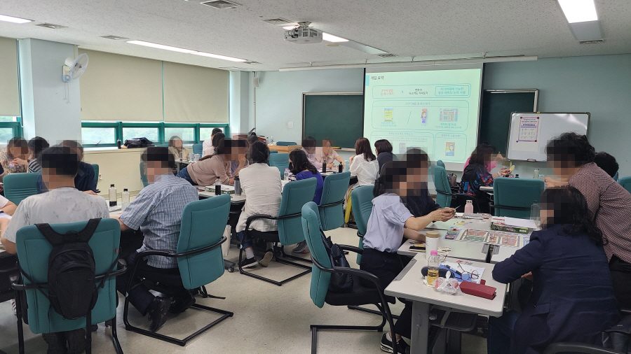 프로젝트 조직 대상 고객 이해 강화 게이미피케이션 강의 기획 가치교육컨설팅 현장 사진