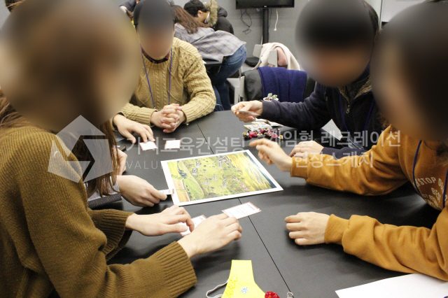 고객지원 조직 대상 고객 이해 강화 게이미피케이션 강의 기획 가치교육컨설팅 현장 사진