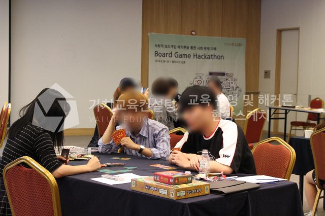 부서 간 협업과제에 적용하는 조직 소통 개선 팀빌딩 워크숍 설계 가치교육컨설팅 현장 사진