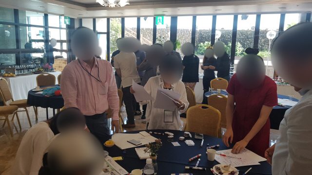 서비스 현장 직원 대상 문제해결 역량 강화 게이미피케이션 강의 기획 가치교육컨설팅 현장 사진