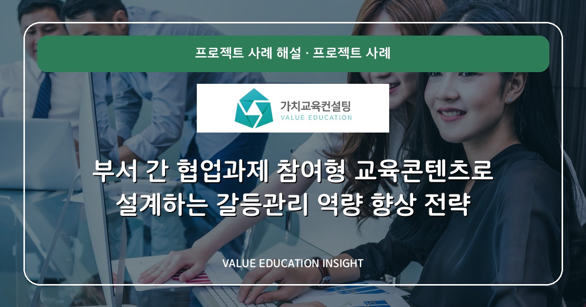 부서 간 협업과제 참여형 교육콘텐츠로 설계하는 갈등관리 역량 향상 전략