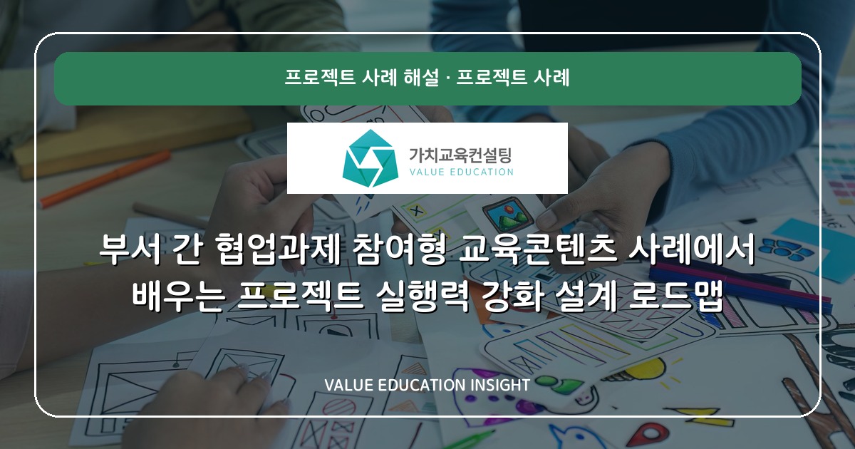 부서 간 협업과제 참여형 교육콘텐츠 사례에서 배우는 프로젝트 실행력 강화 설계 로드맵